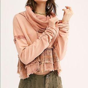 NWT Free People Playing in Plaid Pullover